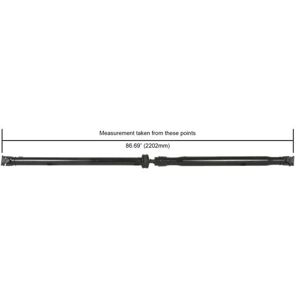 A1 Cardone Remanufactured   Driveshaft/ Prop Shaft, 65-6010 65-6010